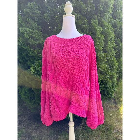 Express Sweaters - Express Pink Sweater Size Large